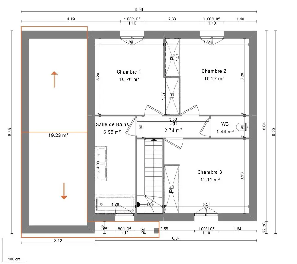 Vente maison 7 pièces 110 m2