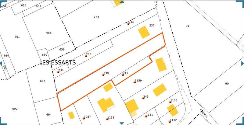 Vente terrain 2 060 m2