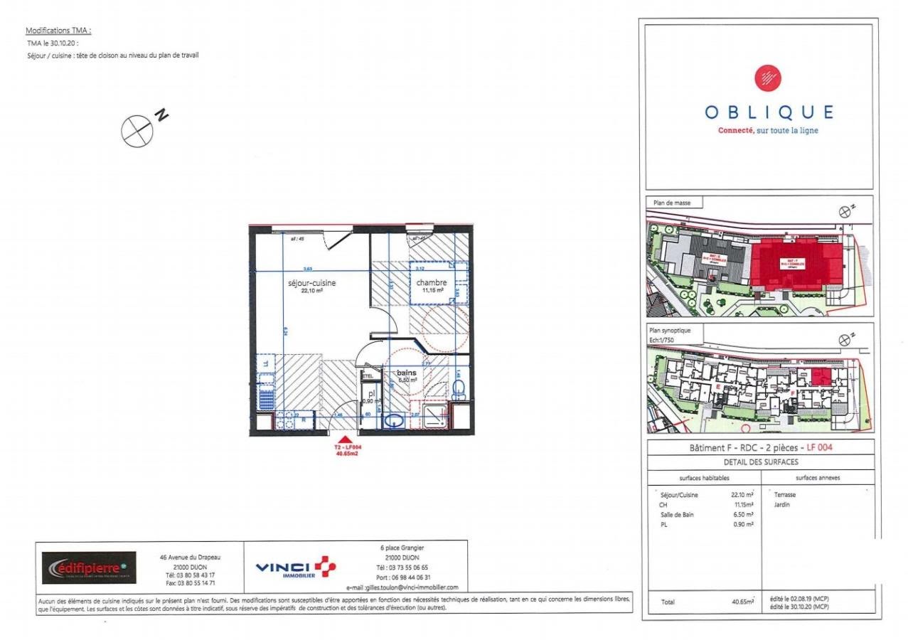 Location appartement 2 pièces 41 m2