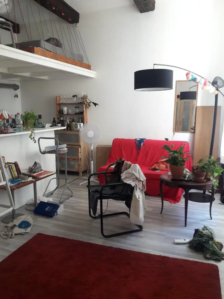 Location studio meublé 25 m2
