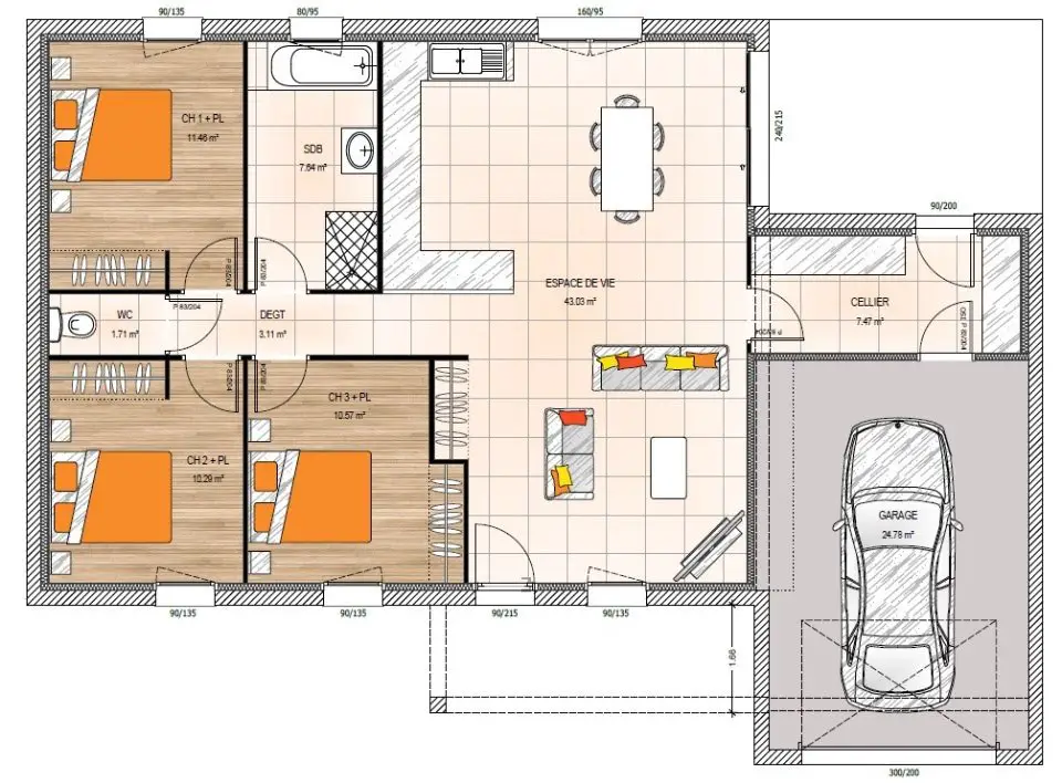 Vente maison 5 pièces 95 m2