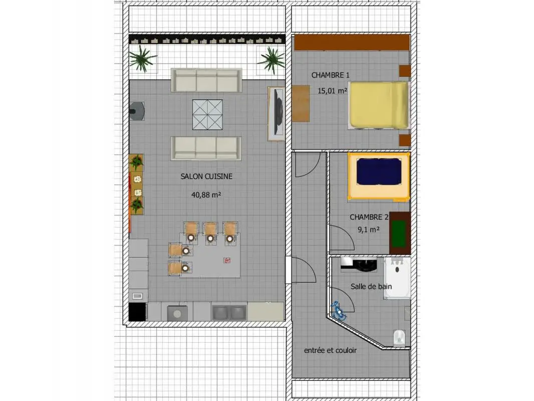 Vente appartement 3 pièces 95 m2
