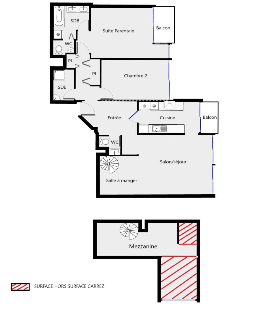 Vente appartement 4 pièces 133 m2