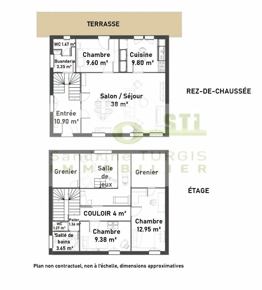 Vente maison 5 pièces 107,83 m2