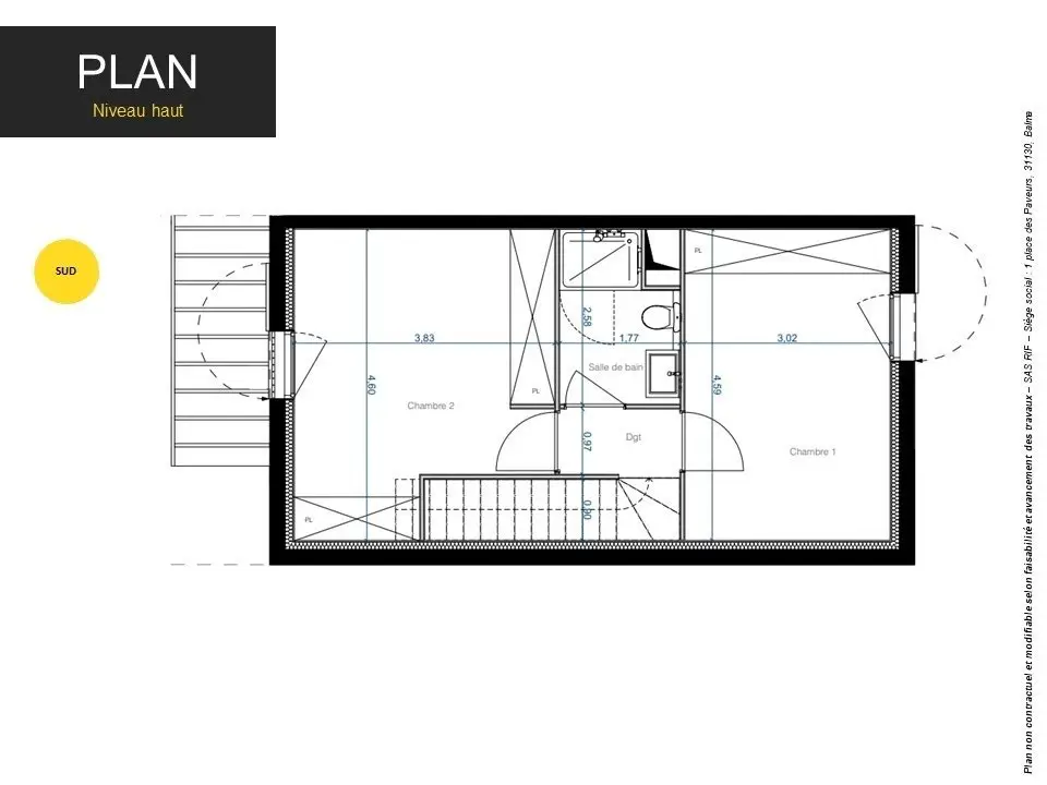 Vente appartement 3 pièces 70 m2