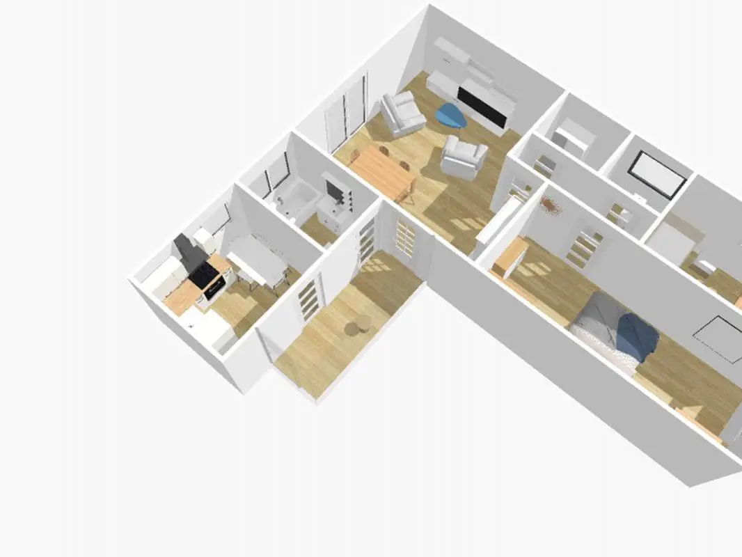 Vente appartement 3 pièces 71,66 m2