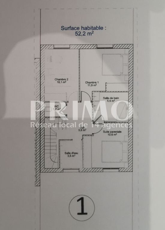 Vente terrain 213 m2