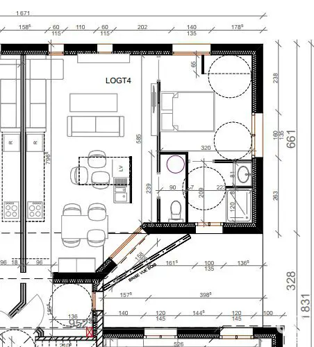 Vente appartement 2 pièces 54 m2