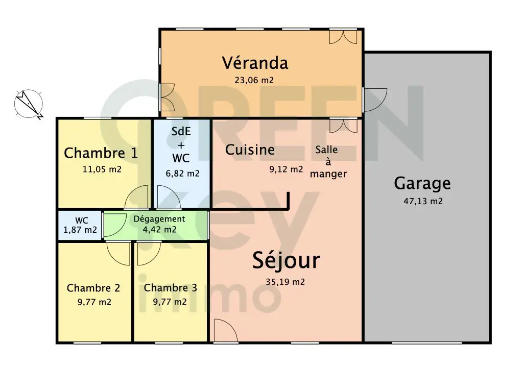 Vente maison 5 pièces 111 m2