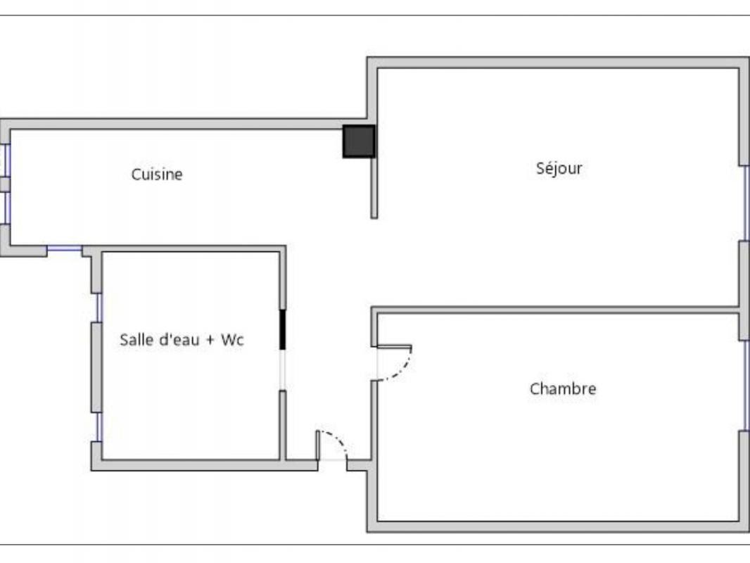 Vente appartement 2 pièces 35 m2