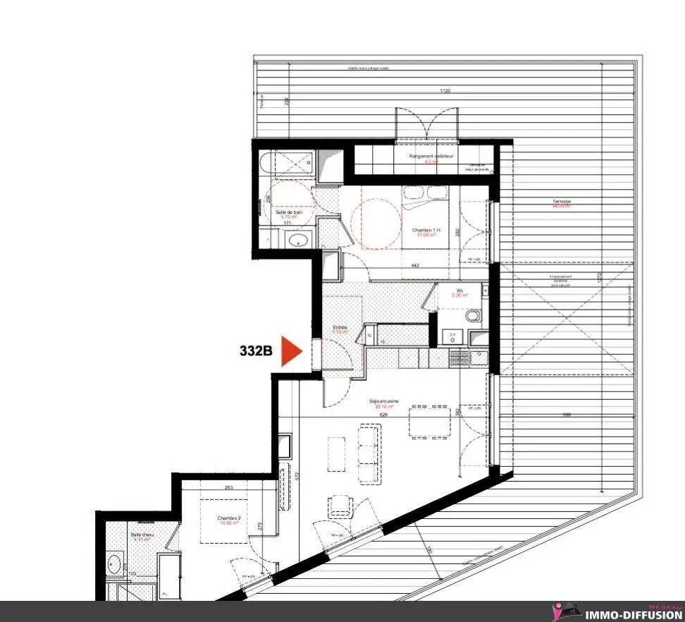 Vente appartement 3 pièces 74 m2