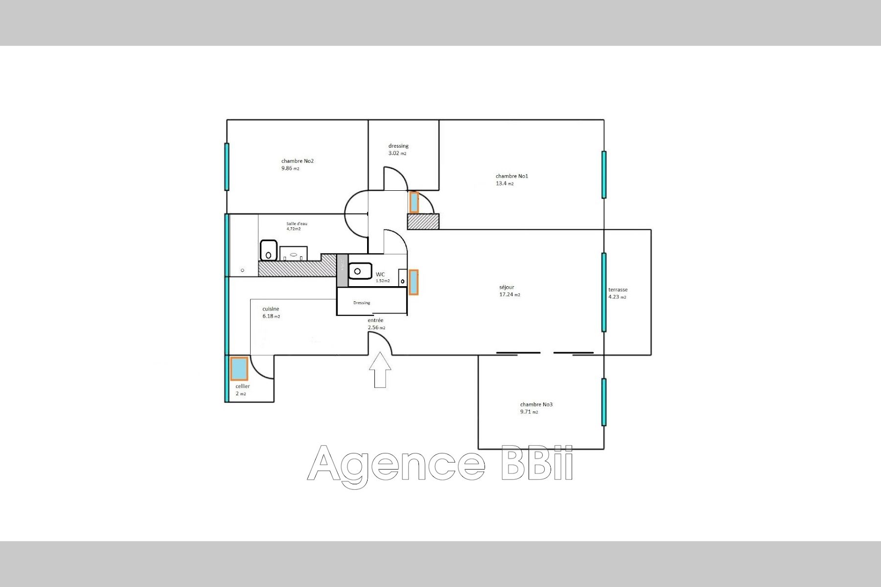 Vente appartement 4 pièces 75 m2