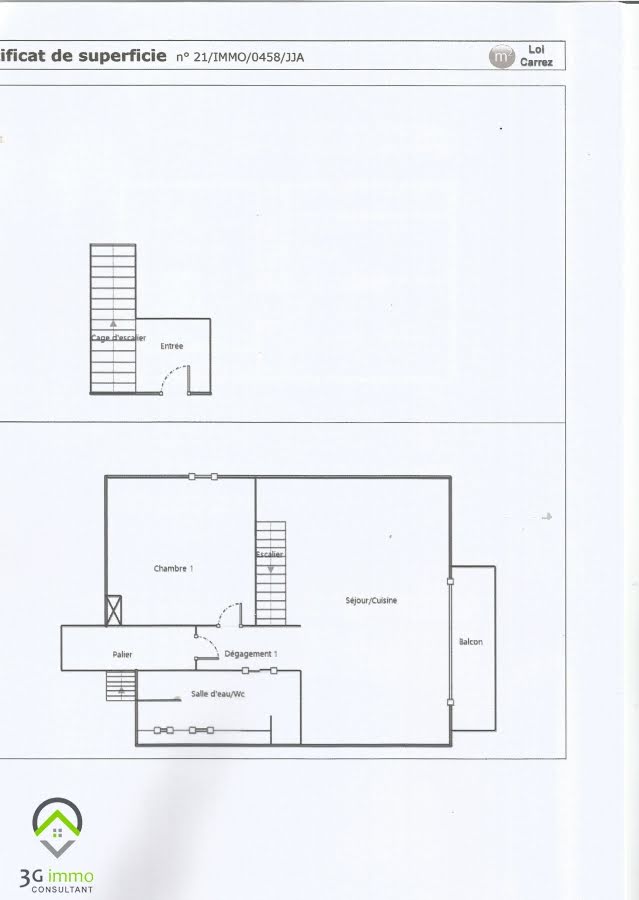 Vente appartement 4 pièces 54,39 m2
