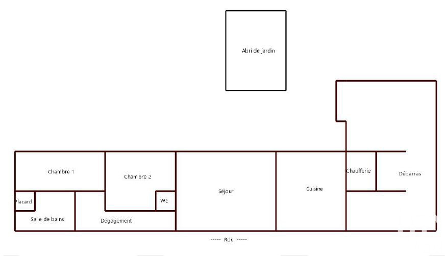Vente maison 3 pièces 110 m2