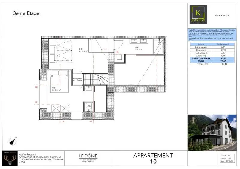 Vente appartement 4 pièces 84,4 m2