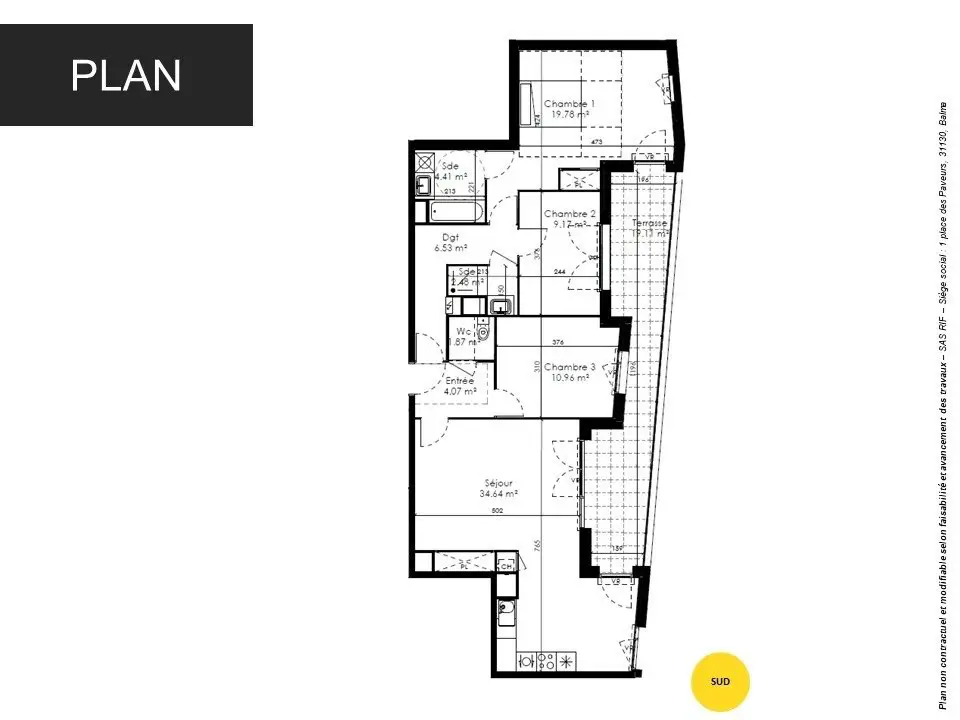 Vente appartement 4 pièces 93 m2