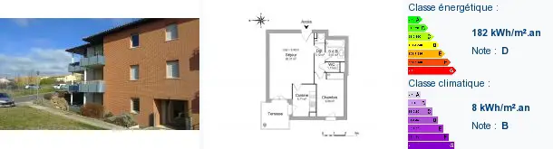 Vente appartement 2 pièces 43,4 m2