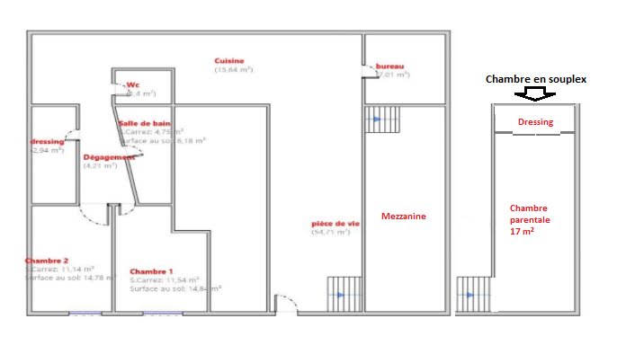 Vente appartement 4 pièces 140 m2