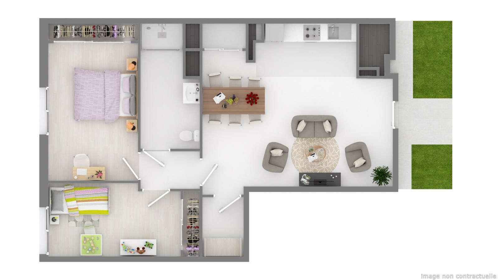 Location appartement 3 pièces 68 m2