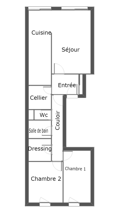 Vente appartement 3 pièces 65,64 m2
