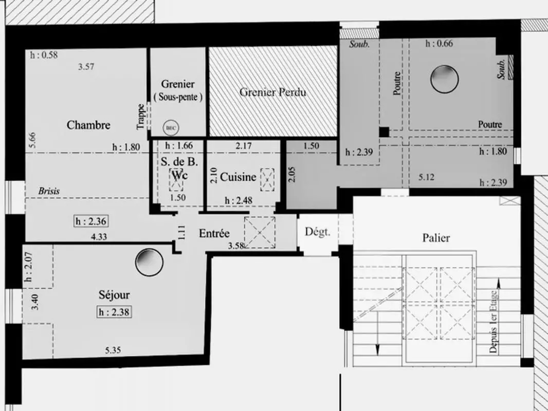 Vente appartement 3 pièces 79 m2