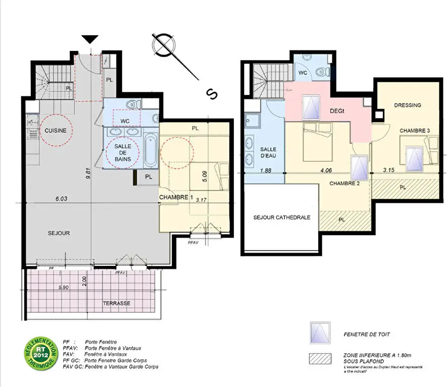 Vente appartement 4 pièces 118,91 m2