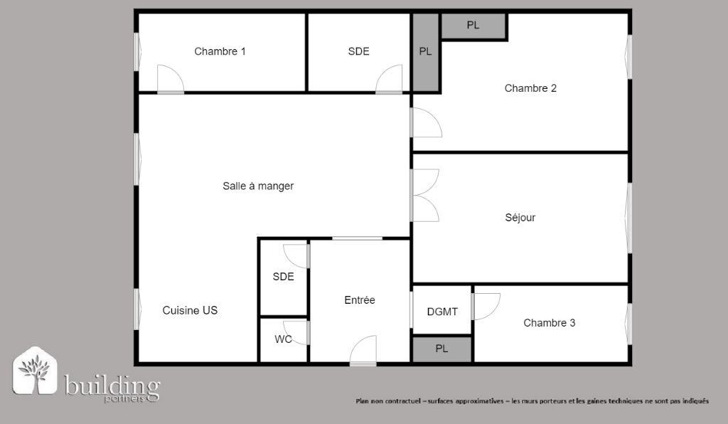 Vente appartement 4 pièces 99,5 m2