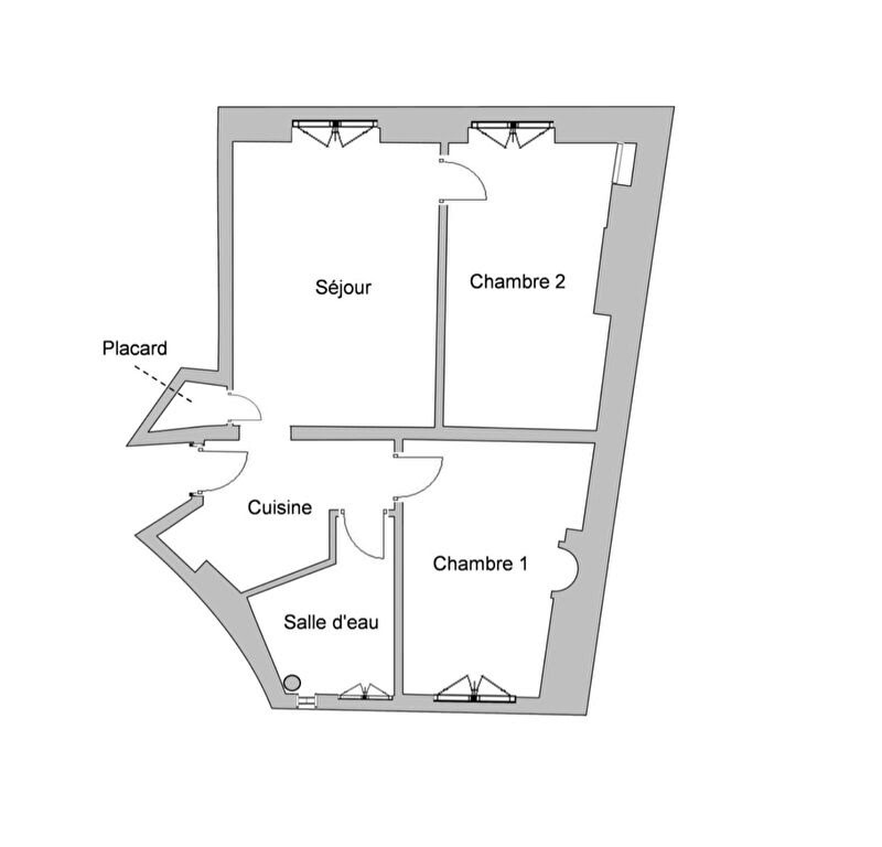 Location appartement 3 pièces 37,2 m2