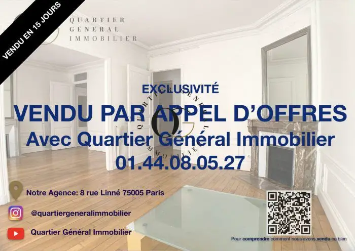 Vente appartement 3 pièces 60 m2