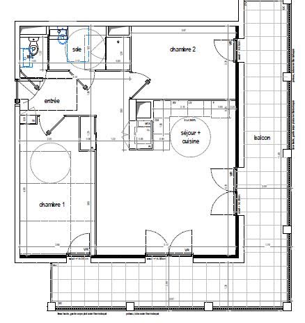 Vente appartement 3 pièces 65,5 m2