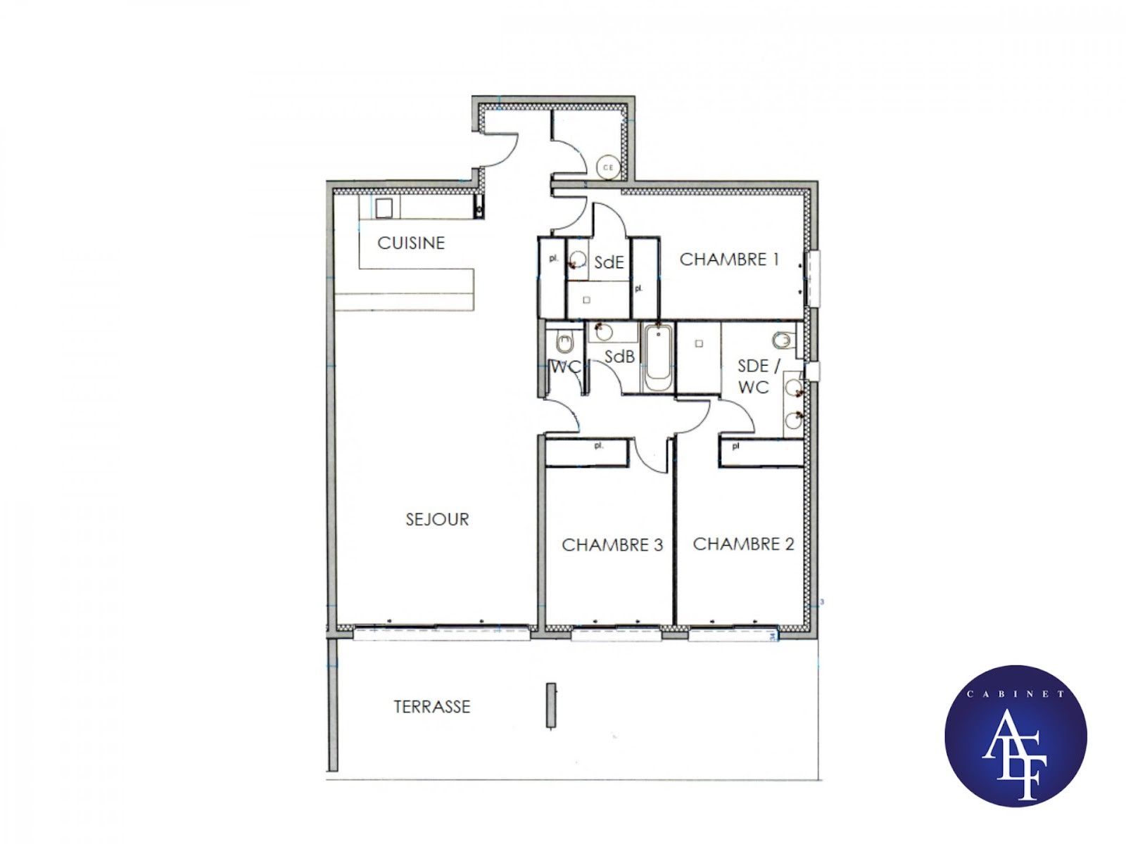Vente appartement 4 pièces 121 m2