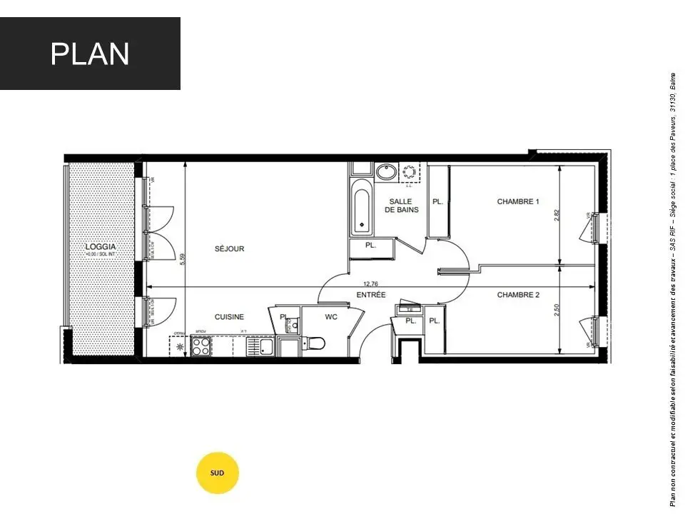Vente appartement 3 pièces 67 m2