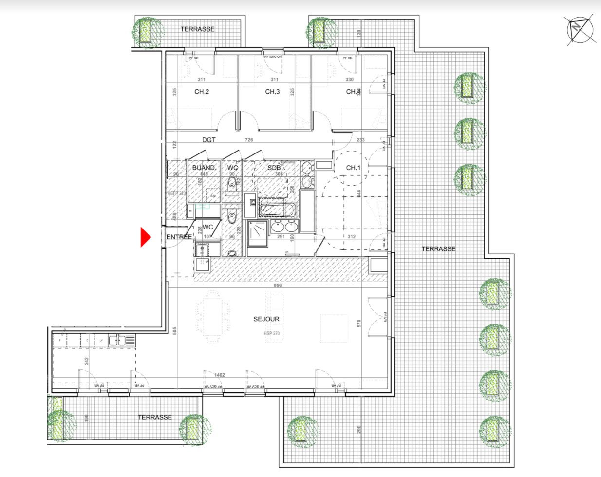 Vente appartement 5 pièces 145,26 m2