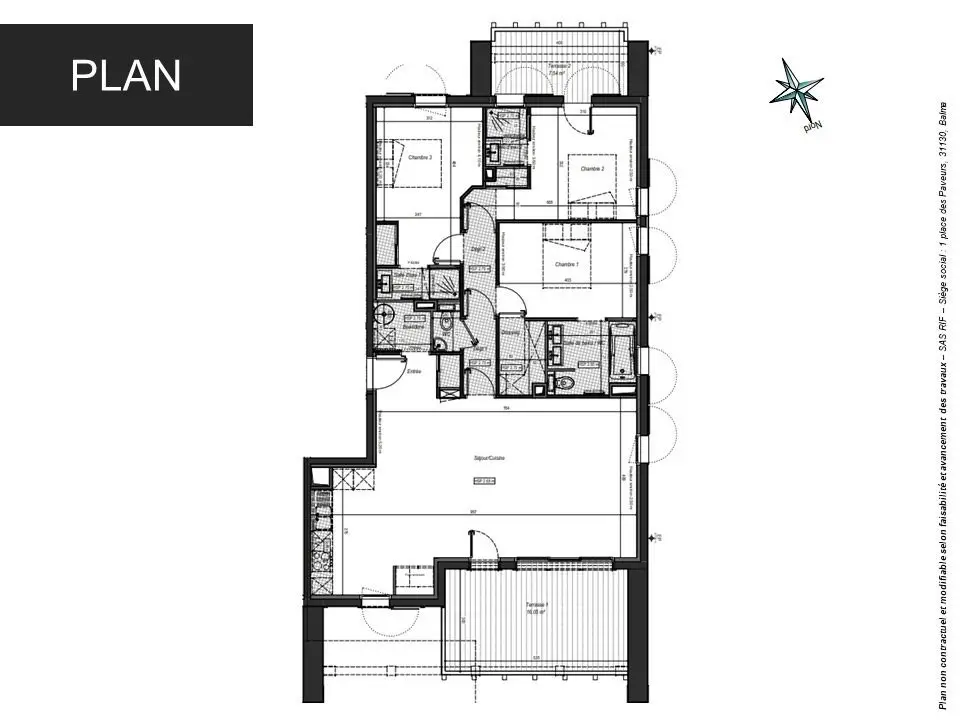 Vente appartement 4 pièces 104 m2