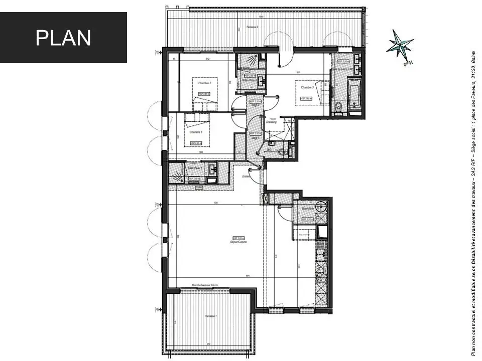 Vente appartement 4 pièces 112 m2