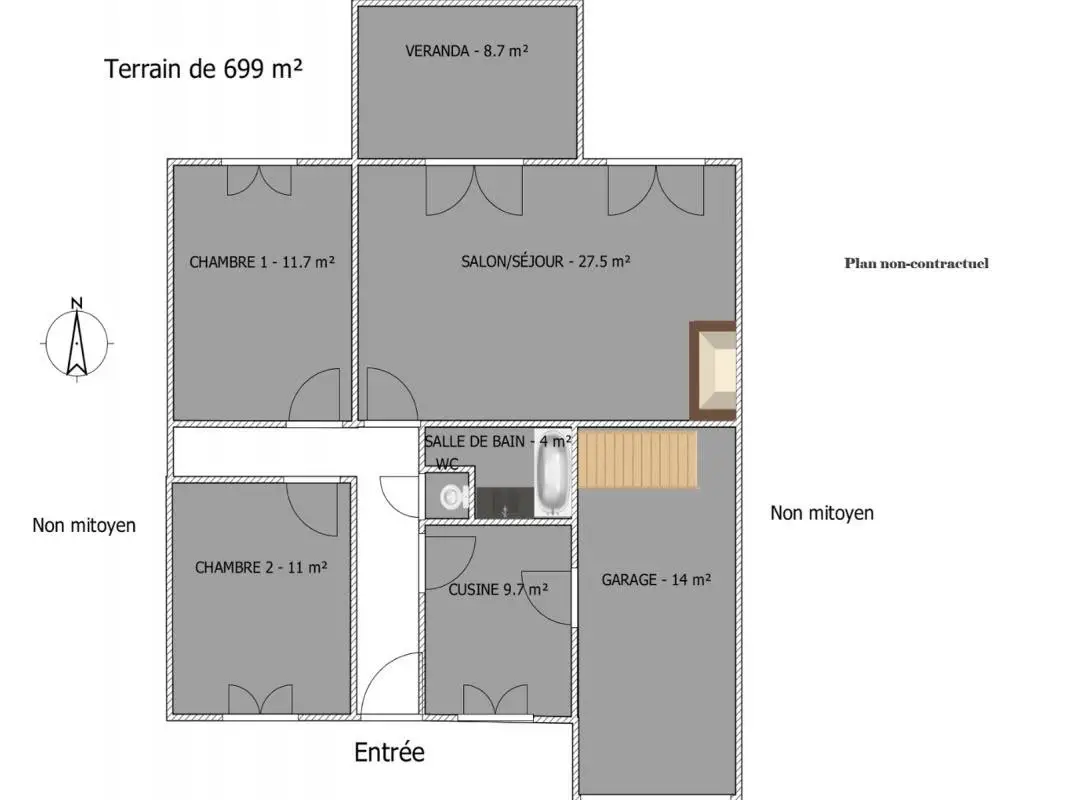 Vente maison 4 pièces 76 m2