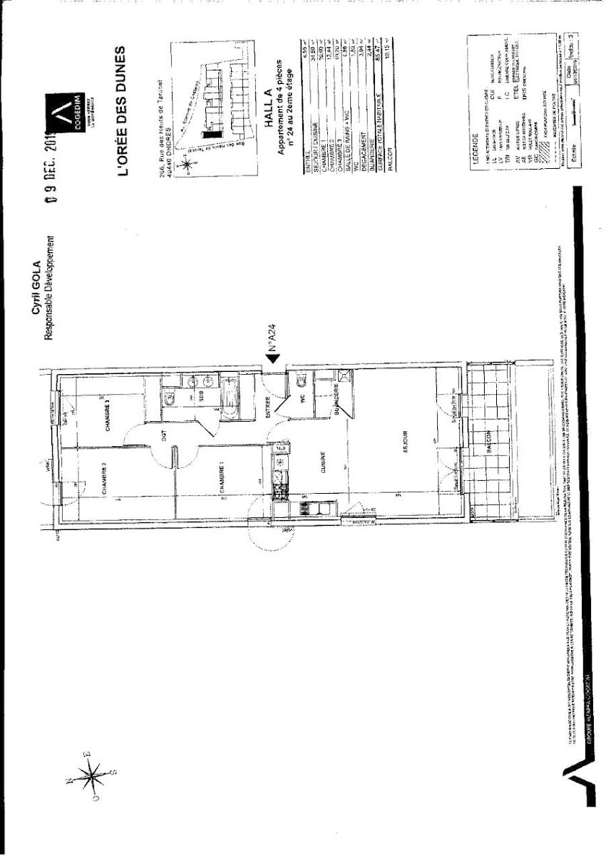 Location appartement 4 pièces 85 m2