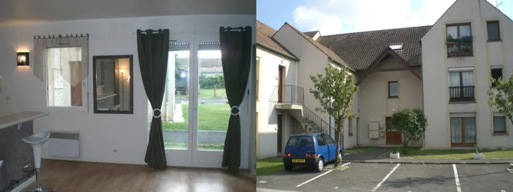 Location studio meublé 39 m2