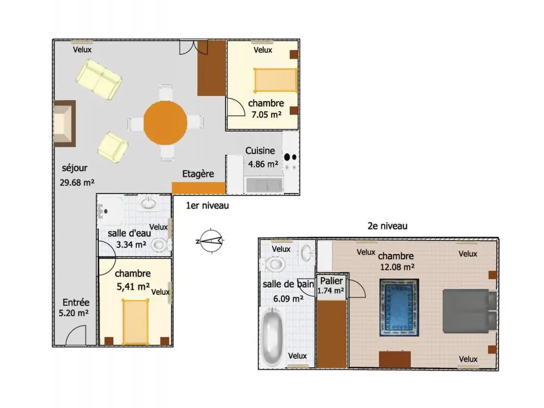 Vente appartement 4 pièces 75,45 m2