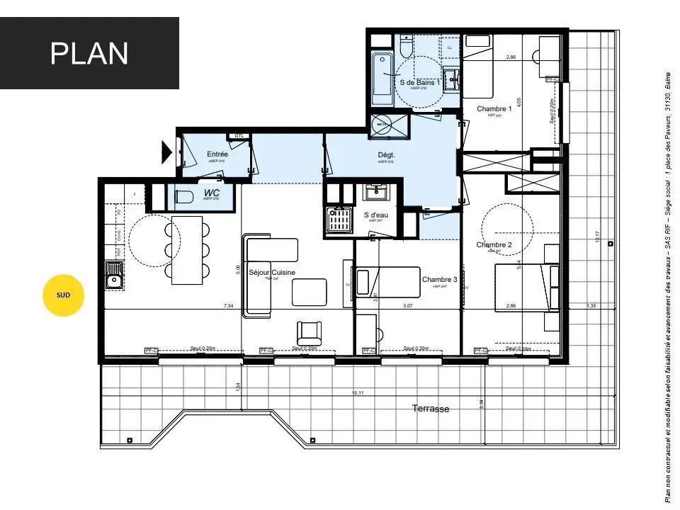 Vente appartement 4 pièces 93 m2