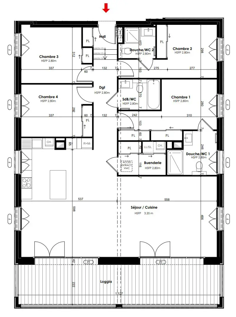 Vente appartement 5 pièces 135 m2