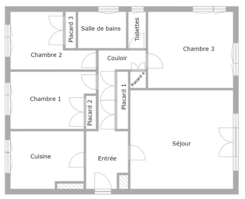 Vente appartement 4 pièces 83,53 m2