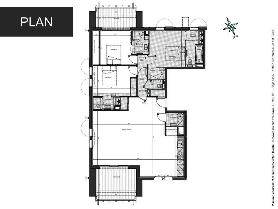 Vente appartement 4 pièces 115 m2