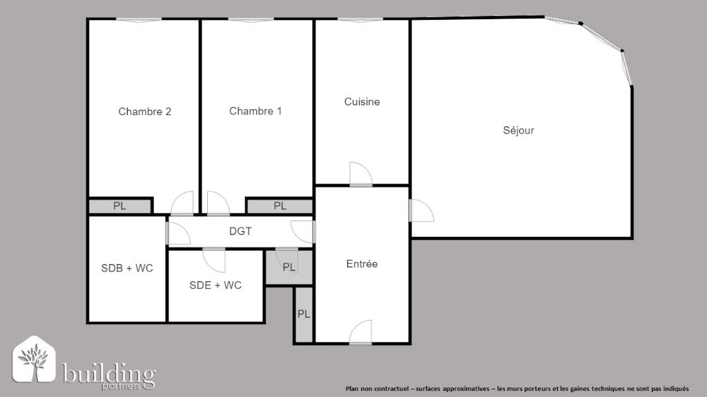 Vente appartement 3 pièces 91 m2