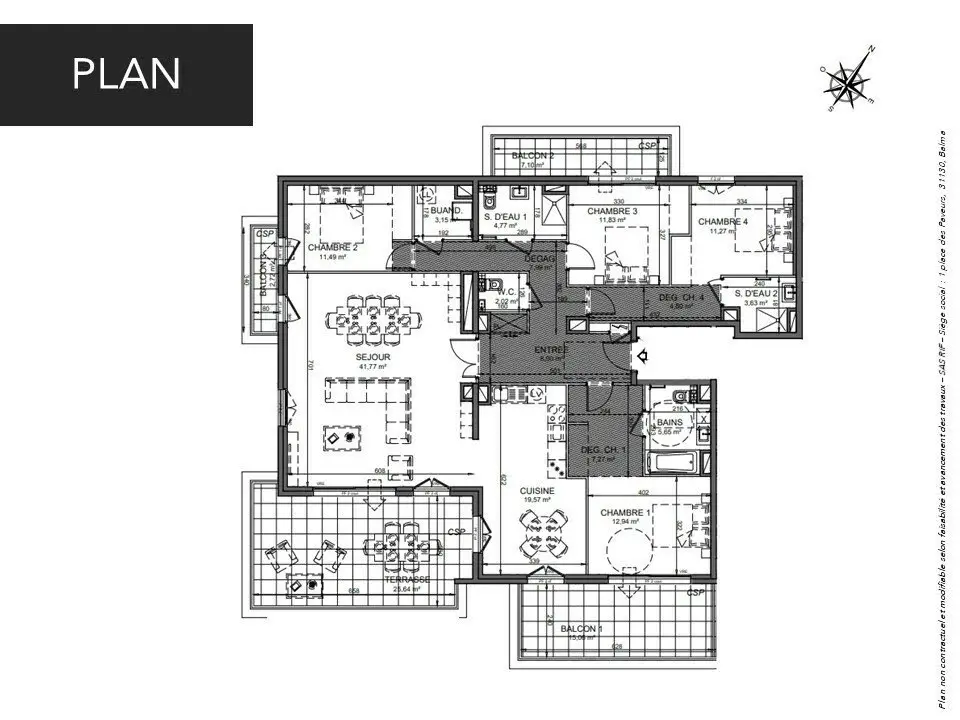 Vente appartement 5 pièces 157 m2