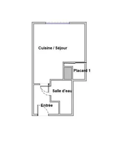Vente appartement 2 pièces 17 m2