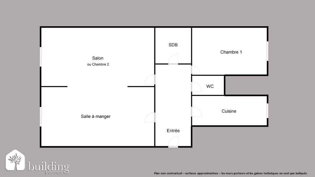 Vente appartement 3 pièces 45 m2