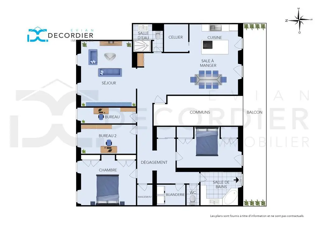 Vente appartement 4 pièces 168,28 m2