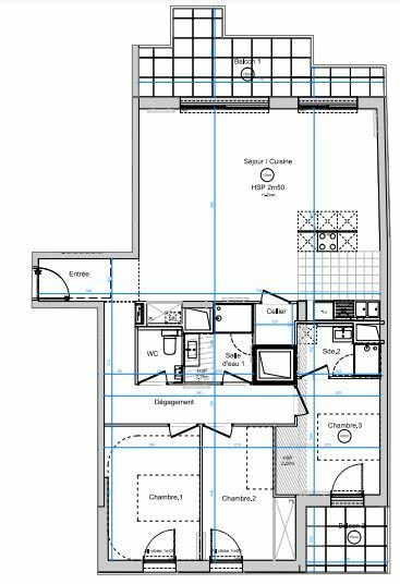 Vente appartement 4 pièces 102 m2