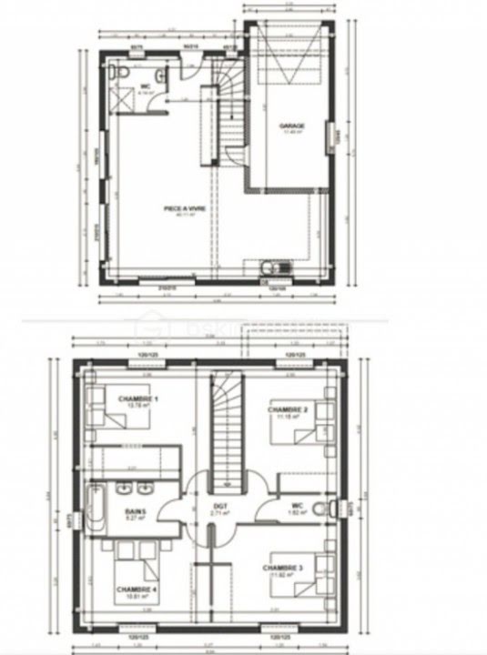 Vente maison 4 pièces 103 m2